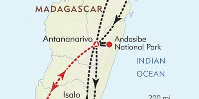 Toliara, Мадагаскар карта